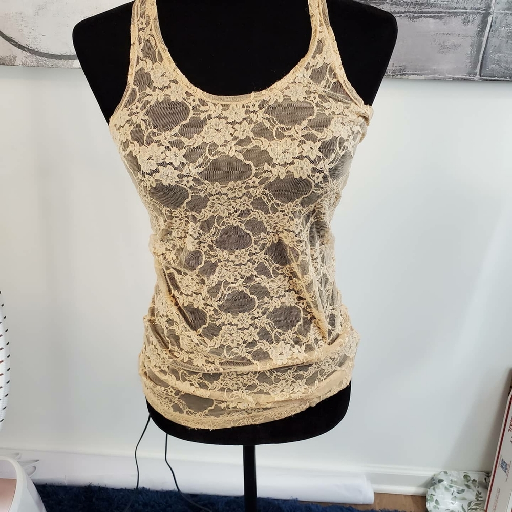❤ 3 for $25 Lace Tank top